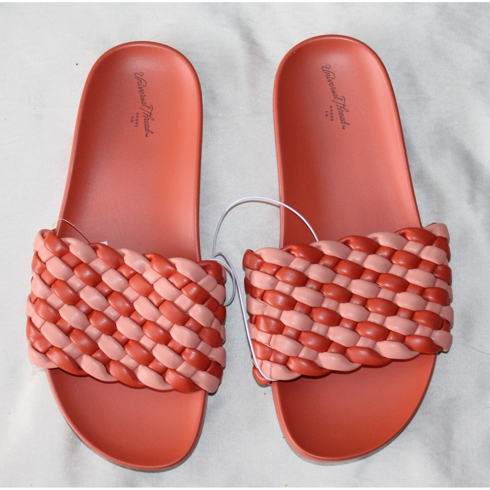 Women's Universal Thread polly woven slide Sandals Size 7 NEW with tags